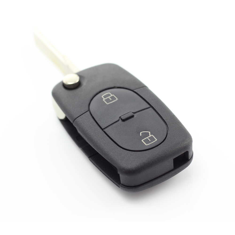 Audi - Carcasă cheie tip briceag, cu 2 butoane,  - baterie 1616 - CARGUARD thumb