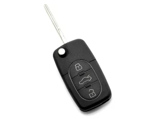 Audi - Carcasă cheie tip briceag, cu 3 butoane - baterie 2032 - CARGUARD
