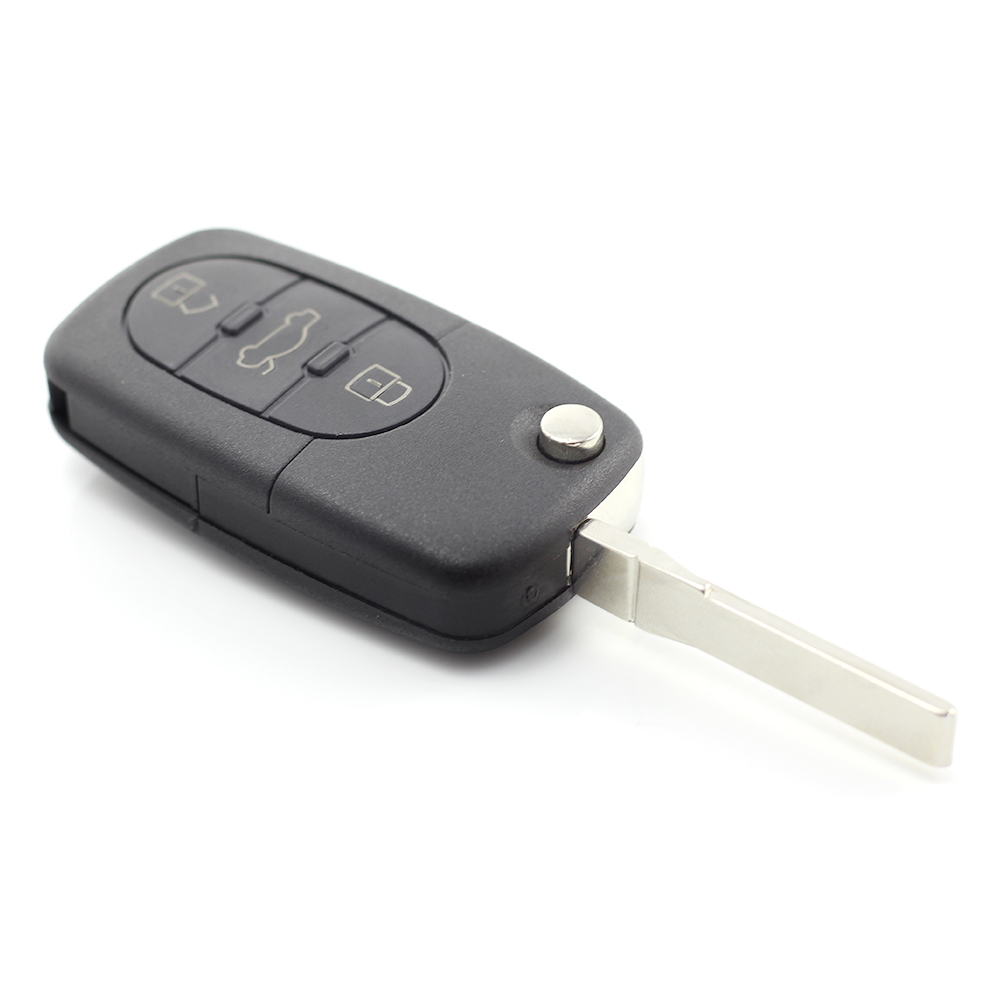 Audi - Carcasă cheie tip briceag, cu 3 butoane - baterie 2032 - CARGUARD thumb