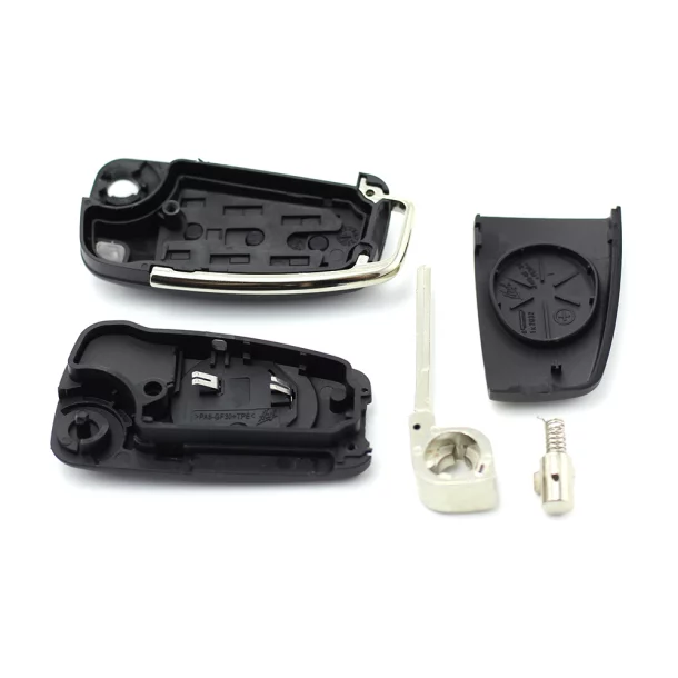 Audi - model nou - carcasă cheie tip briceag, cu 3 butoane - CARGUARD