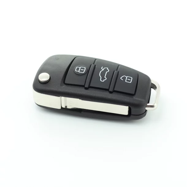 Audi - model nou - carcasă cheie tip briceag, cu 3 butoane - CARGUARD