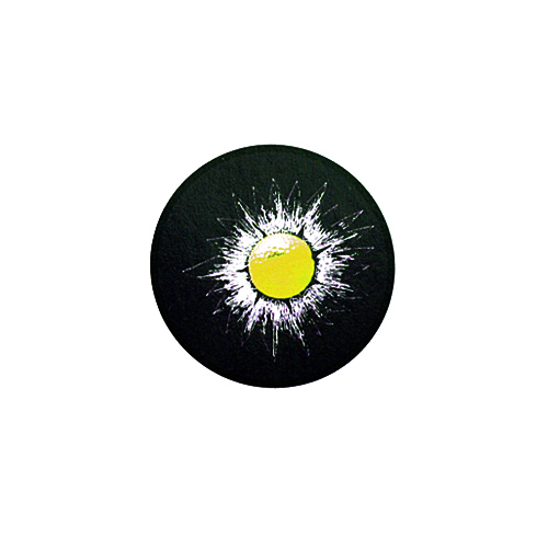 Sticker 3D Crash Golfball 1pcs - Yellow thumb