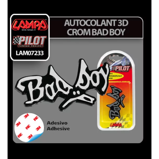 Chromed 3D emblem - Bad Boy