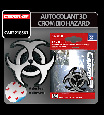 Autocolant 3D crom Bio Hazard Carpoint thumb