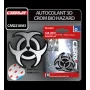 Autocolant 3D crom Bio Hazard Carpoint