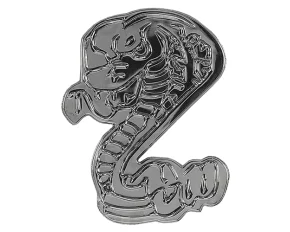 Autocolant 3D crom Cobra