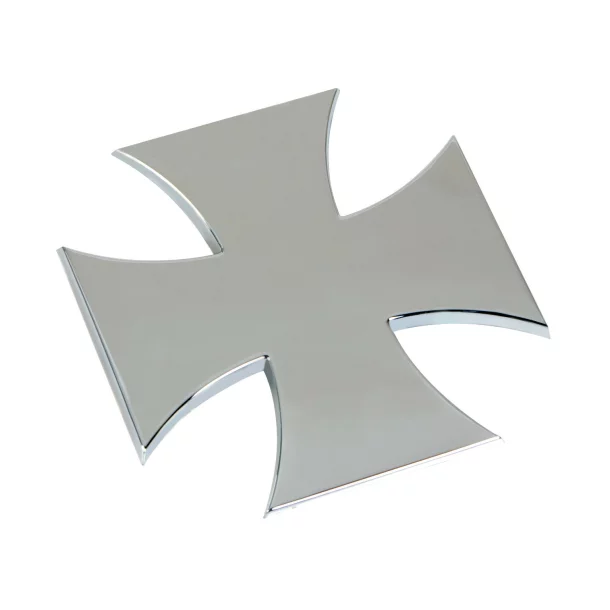 Chromed 3D emblem - Cross