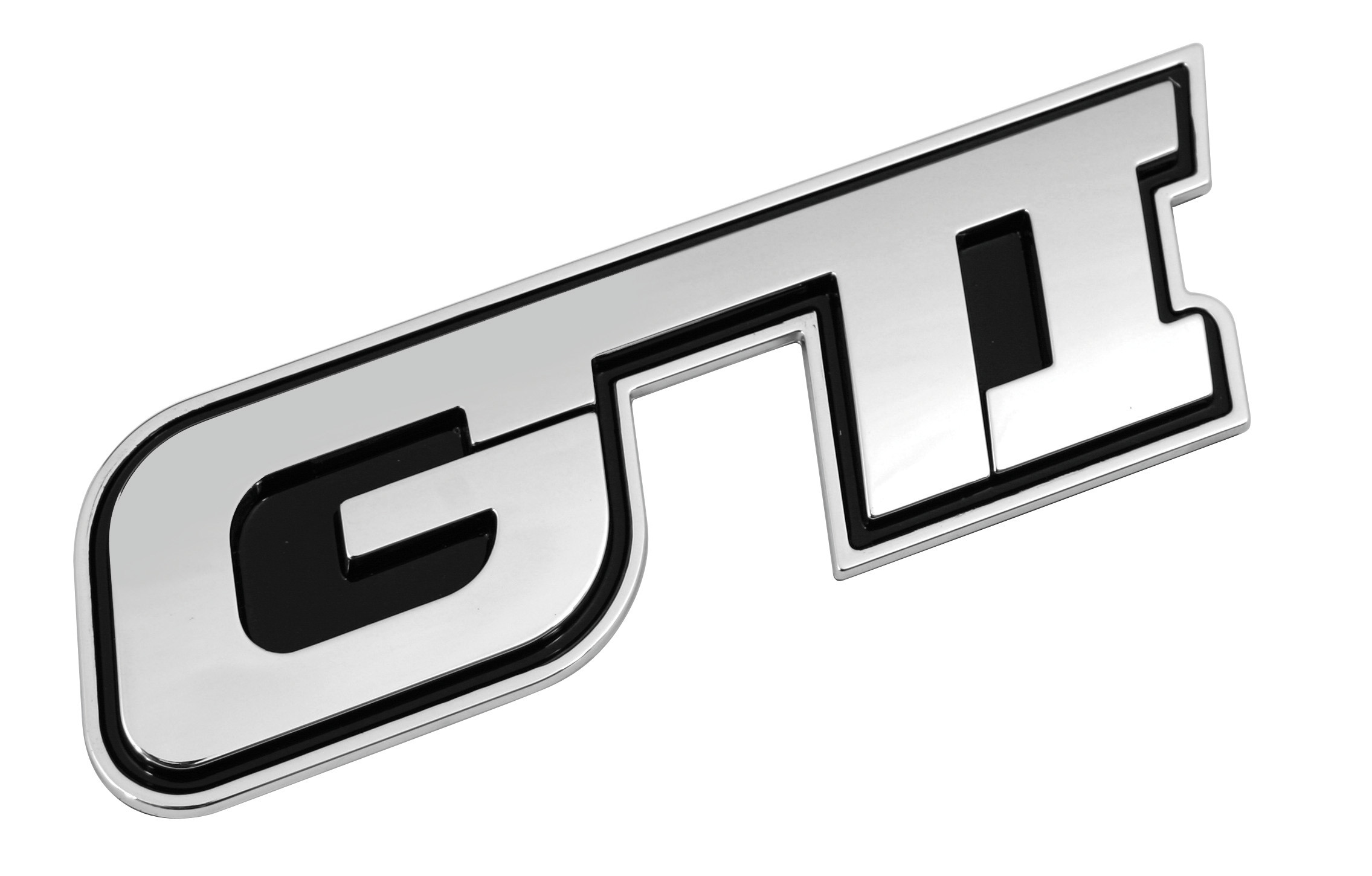 Chromed 3D emblem - GTI thumb