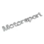 Chromed 3D emblem Motorsport