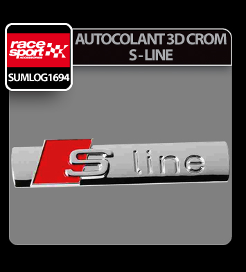 Chromed 3D emblem - S-Line thumb