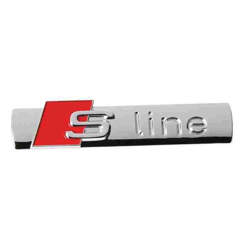 Chromed 3D emblem - S-Line thumb