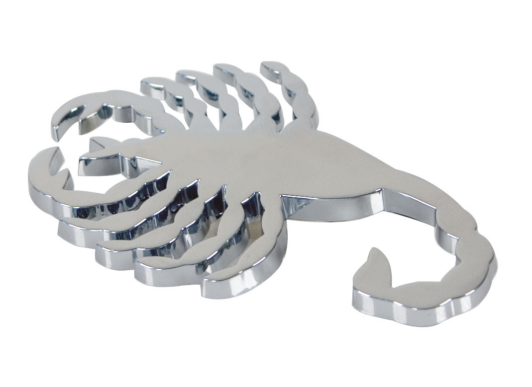 Chromed 3D emblem - Scorpion thumb