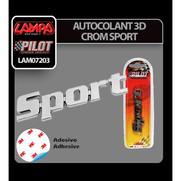 Sport - 3D króm matrica