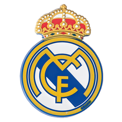 Autocolant emblema Real Madrid 40x55mm thumb