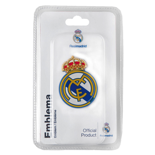 Real Madrid sticker logo 40x55mm thumb