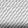 Autocolant folie fibra de carbon 3D, 100x150cm - Carbon/Argintiu