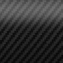 3D Carbon fiber vinyl, 100x150cm - Carbon/Black