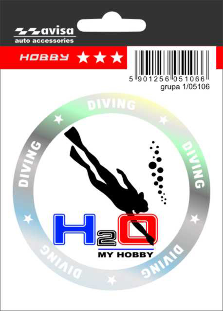 1db Hobby Diving matrica thumb