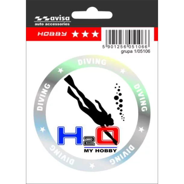 Sticker Hobby Diving 1pcs