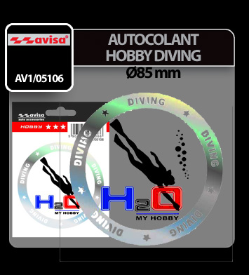 Autocolant Hobby Diving 1buc thumb