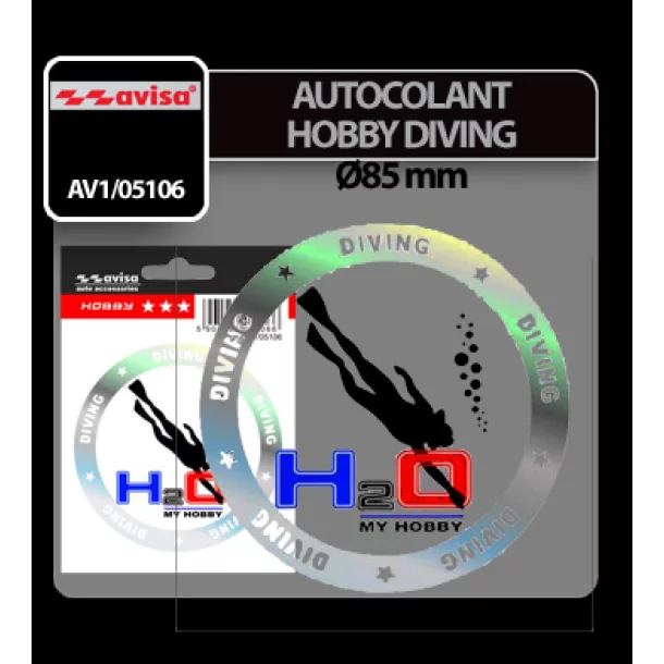 1db Hobby Diving matrica