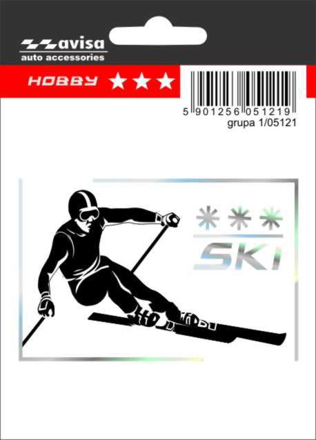 Autocolant Hobby Ski 1buc thumb