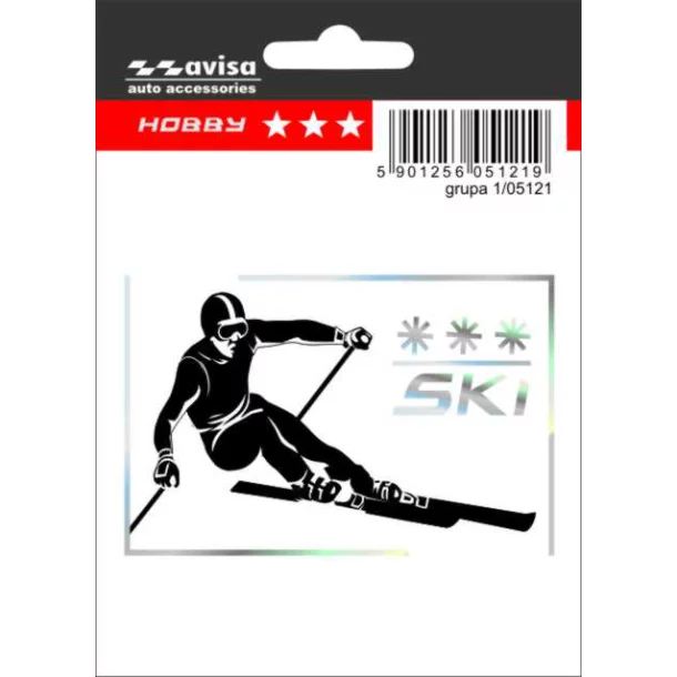 1db Hobby Ski matrica
