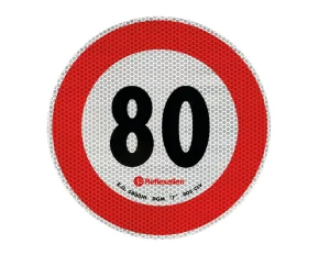 Speed limit sign - 80 Km/h