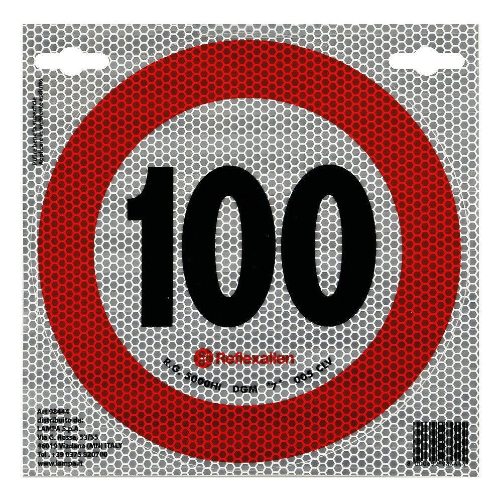 Speed limit sign - 100 Km/h thumb