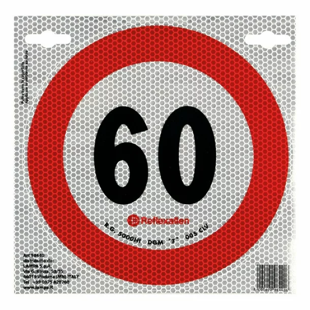 Speed limit sign - 60 Km/h