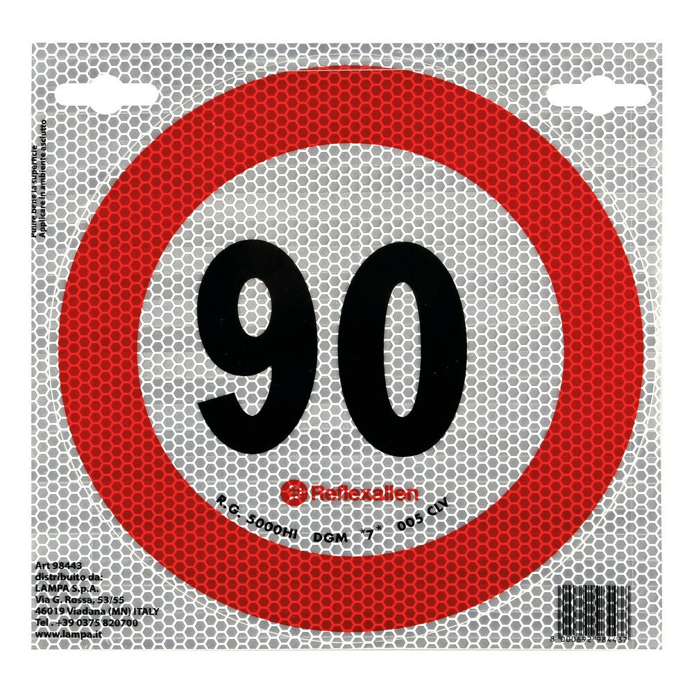 Speed limit sign - 90 Km/h thumb