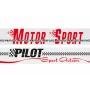 Sun visor sticker Motor Sport 130x24cm -  Fluorescent