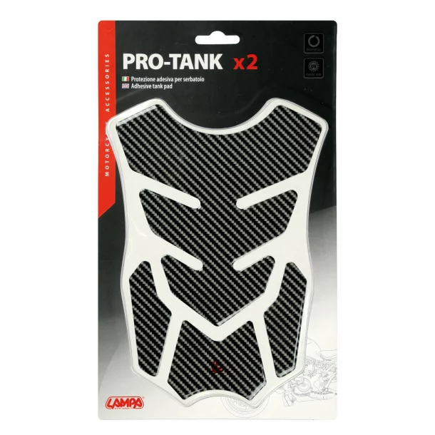 Pro-Tank X2, adhesive tank pad - Carbon