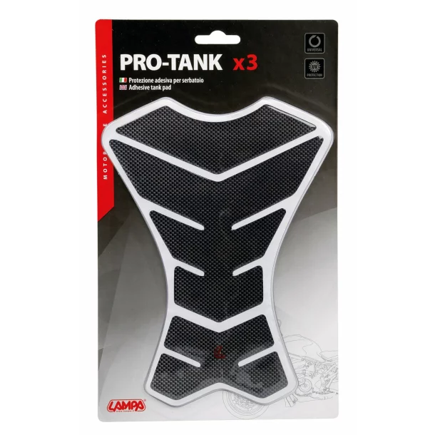 Autocolant protectie rezervor motocicleta Pro-Tank X3 - Carbon