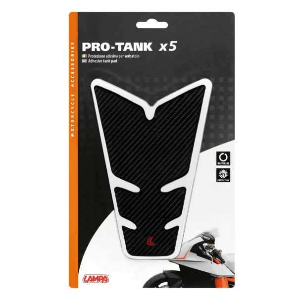 Pro-Tank X5, adhesive tank pad - Carbon