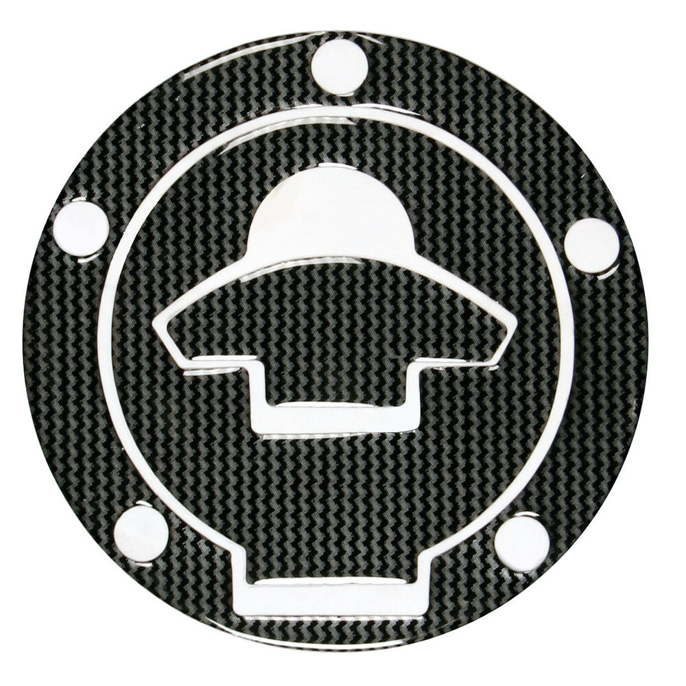 Autocolant protector pentru buson rezervor motocicleta, Carbon, Ducati, 5 gauri thumb