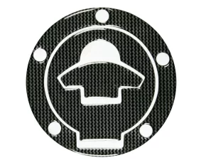 Fuel cap cover Carbon, compatible for - Ducati - 5 holes