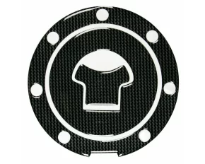 Autocolant protector pentru buson rezervor motocicleta, Carbon, Honda, 7 gauri