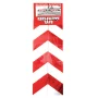 Sticker Reflective stripes 2pcs - Red/White - 5x30cm