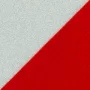 Sticker Reflective stripes 2pcs - Red/White - 5x30cm