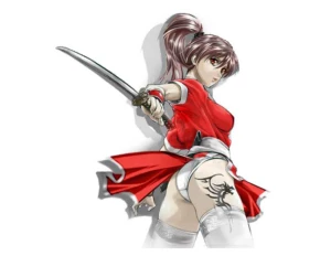 Autocolant Warrior lady1 1buc 48x50cm