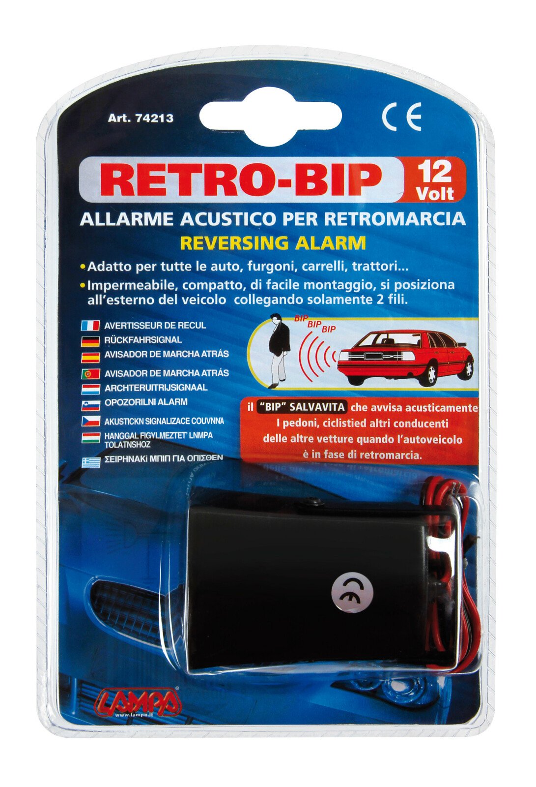 Retro-Bip, Reversing alarm “beep-beep” - 12V - 110 dB thumb