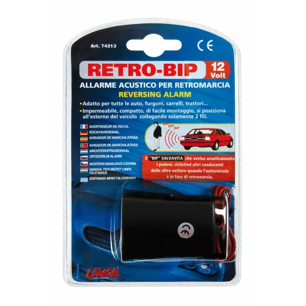 Retro-Bip, Reversing alarm “beep-beep” - 12V - 110 dB