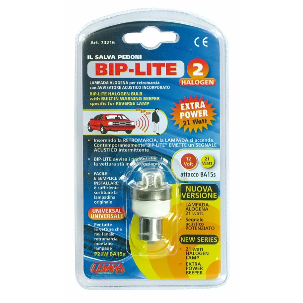 Avertizor sonor mers inapoi cu bec halogen 12V - Resigilat