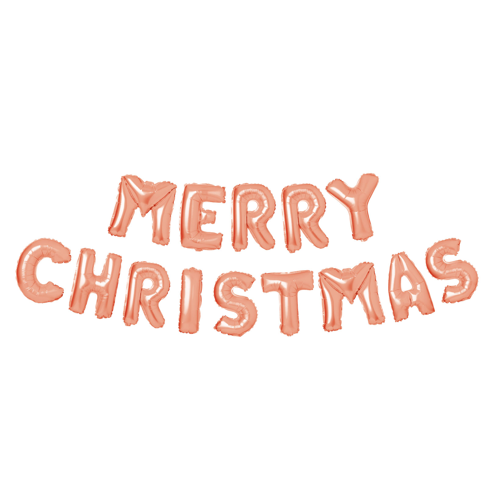 Balon de Crăciun "Merry Christmas” - auriu rosé thumb