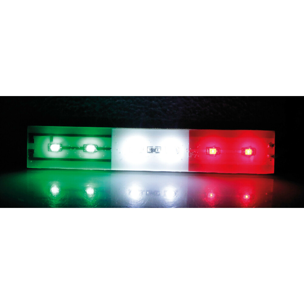 6 Led-lighted italian flag, 24V thumb
