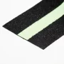 Adhesive tape - non-slip - 5 m x 50 mm -phosphorescent / black
