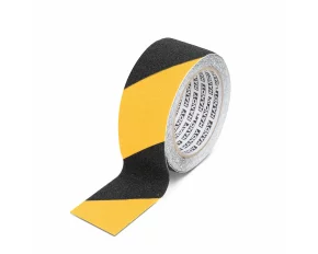 Ragasztószalag - csúszásmentes - 5 m x 50 mm - sárga / fekete