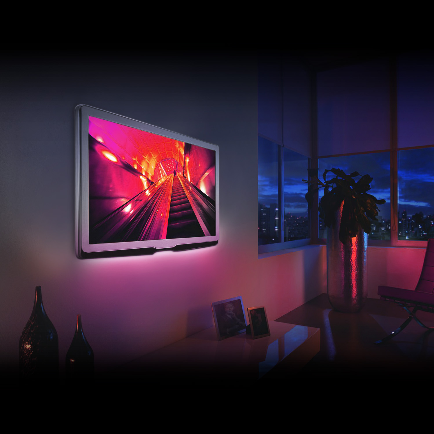 Banda LED pt. iluminare fundal TV 24-60” 100 cm thumb