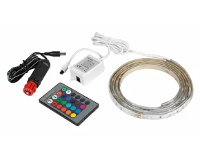 Banda LED RGB cu telecomanda 12/24V - 200cm